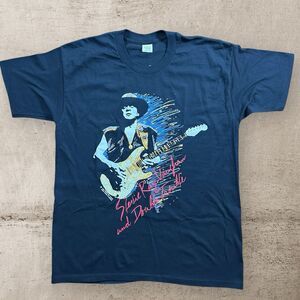 Vintage Stevie Ray Vaughan Size Large T-Shirt In Step Tour Rock Concert 90s USA